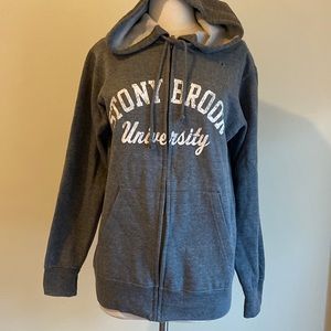 Stony Brook University front zip sweatshirt BRAND NEW
